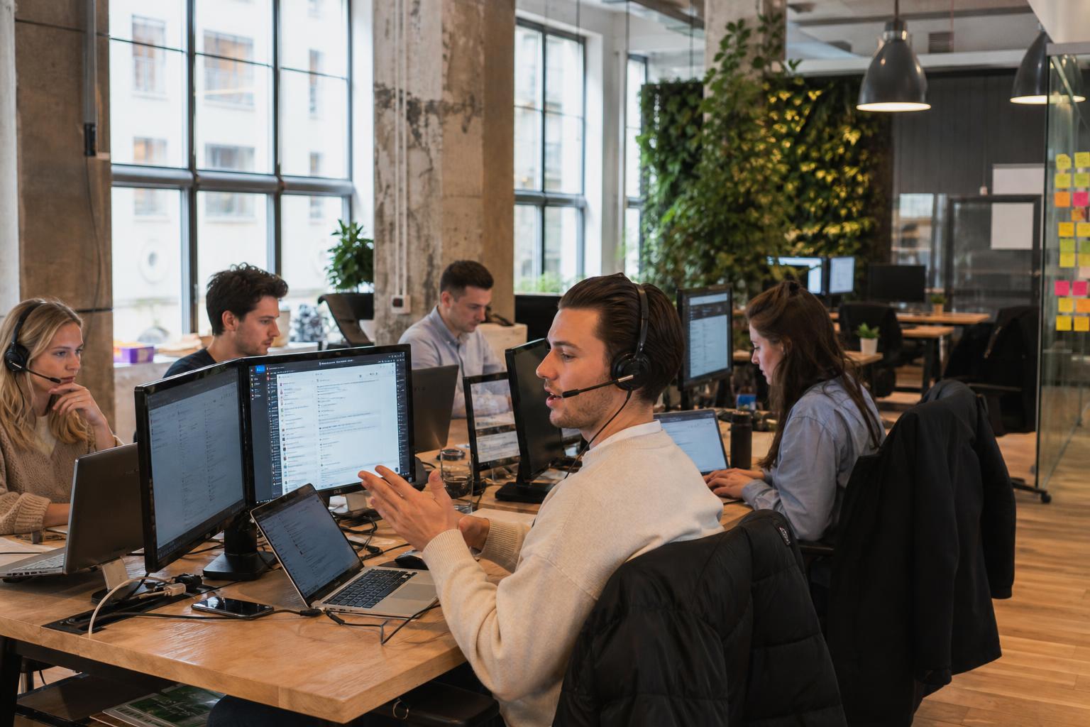 KANT Systems team bespreekt de klantwervingsstrategie
